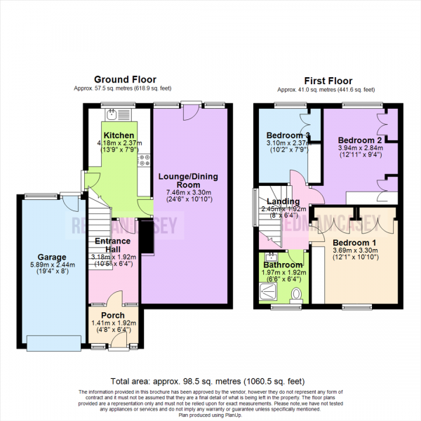 Floor Plan Image for 3 Bedroom Semi-Detached House for Sale in Malvern Close, Horwich, Bolton