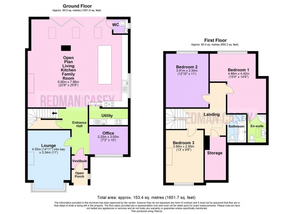 Floor Plan Image for 3 Bedroom Semi-Detached House to Rent in Regent Road, Lostock, Bolton