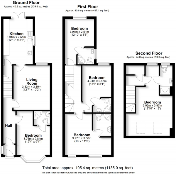 Floor Plan Image for 5 Bedroom Terraced House for Sale in Middleborough Road, Coventry