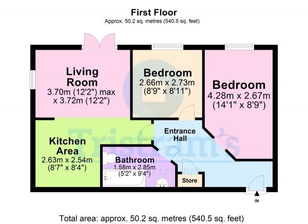 Floor Plan Image for 2 Bedroom Apartment for Sale in Weightman Avenue, Gedling