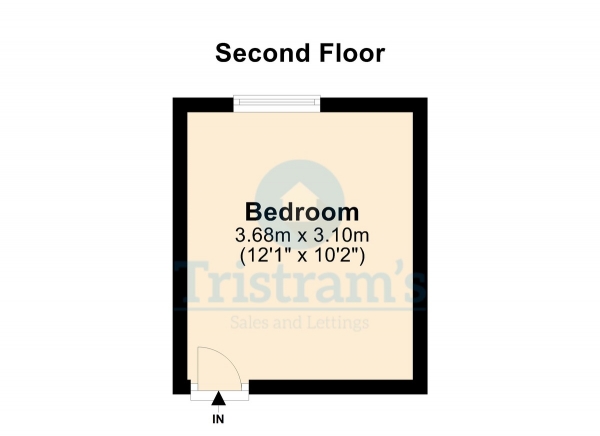 Floor Plan for 1 Bedroom Flat Share to Rent in Room C13, Portland House, NG1, 7FE - £110  pw | £477 pcm