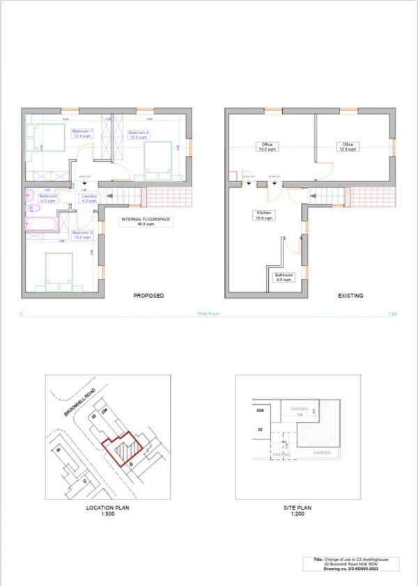 Floor Plan Image for 4 Bedroom Semi-Detached House for Sale in Broomhill Road, Bulwell