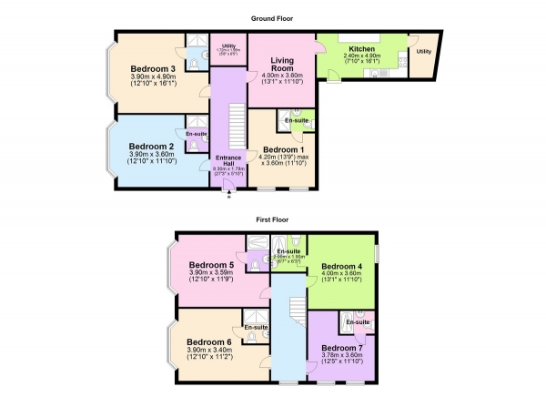 Floor Plan for 1 Bedroom House Share to Rent in Room 7, Castle Boulevard, Lenton, NG7, 1FJ - £167  pw | £724 pcm