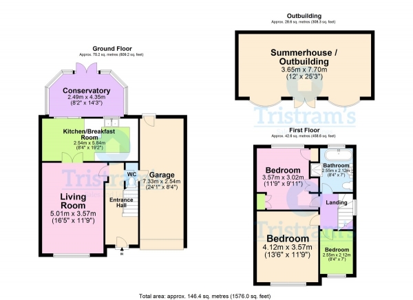 Floor Plan Image for 3 Bedroom Detached House for Sale in Hickings Lane, Stapleford