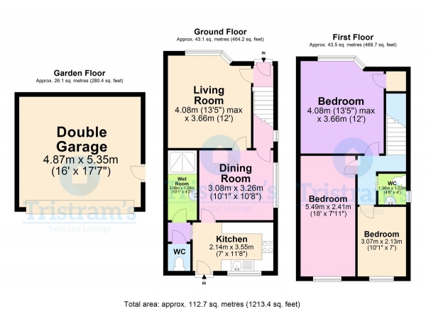 Floor Plan Image for 3 Bedroom Semi-Detached House for Sale in Hemlock Avenue, Stapleford