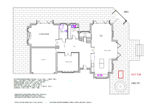 Floor Plan Image for 7 Bedroom Detached House for Sale in Highgrove Gardens, Edwalton