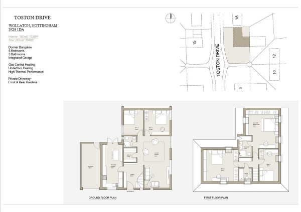 Floor Plan Image for 5 Bedroom Detached House to Rent in Toston Drive, Nottingham