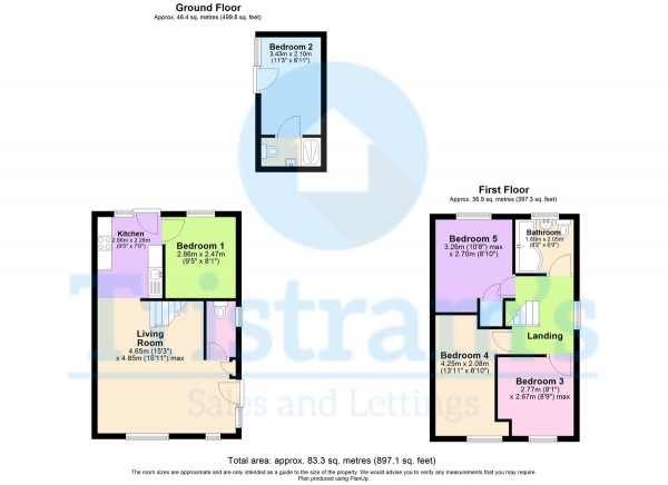 Floor Plan Image for 5 Bedroom Detached House to Rent in Northwold Avenue, West Bridgford, Nottingham