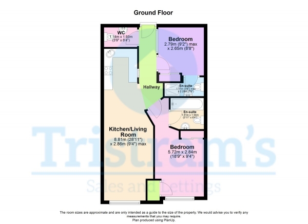 Floor Plan Image for 2 Bedroom Apartment for Sale in Trading House, George Street