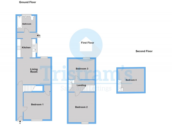 Floor Plan Image for 4 Bedroom House Share to Rent in Woolmer Road, The Meadows