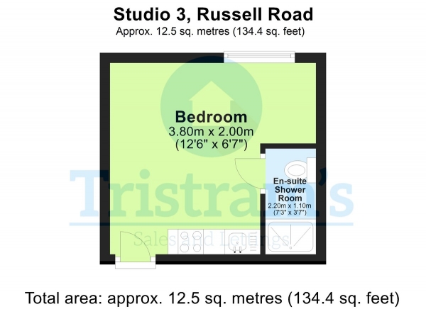 Floor Plan Image for 6 Bedroom Flat to Rent in Russell Road, Forest Fields