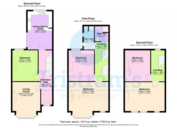 Floor Plan Image for 5 Bedroom Semi-Detached House to Rent in Douglas Road, Lenton