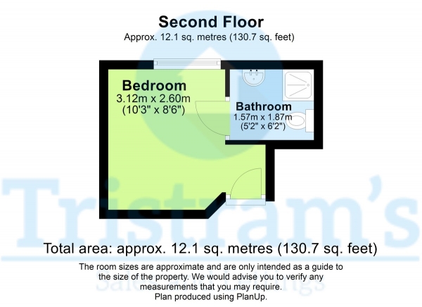 Floor Plan Image for 1 Bedroom House Share to Rent in Broad Street, Nottingham