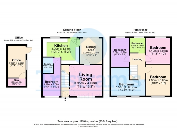 Floor Plan Image for 5 Bedroom Semi-Detached House for Sale in Eisele Close, Nottingham