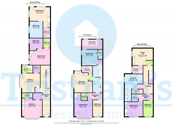 Floor Plan Image for 10 Bedroom Apartment for Sale in Apartments 1 - 10, Foxhall Road, Nottingham