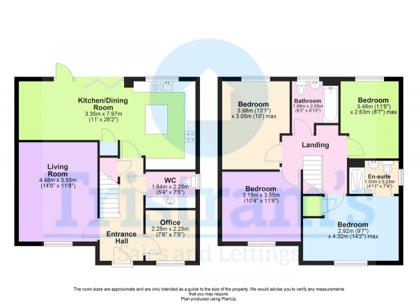 Floor Plan Image for 4 Bedroom Detached House for Sale in The Sherbourne, Sidings Lane, Bramcote