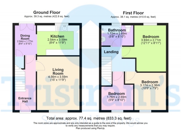 Floor Plan Image for 3 Bedroom Semi-Detached House for Sale in Marsh Avenue, Ilkeston