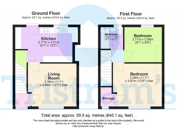 Floor Plan Image for 2 Bedroom Semi-Detached House to Rent in Matthew Street, Alvaston