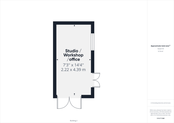 Floor Plan Image for 1 Bedroom Semi-Detached House for Sale in Broadfield, Crawley, RH11 9NY