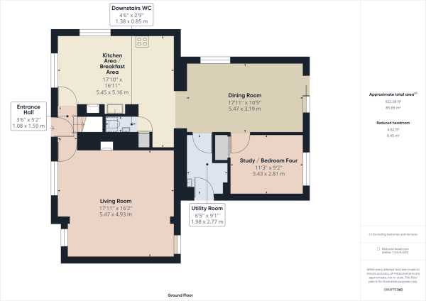 Floor Plan Image for 4 Bedroom Detached House for Sale in Gossops Green, Crawley, RH11