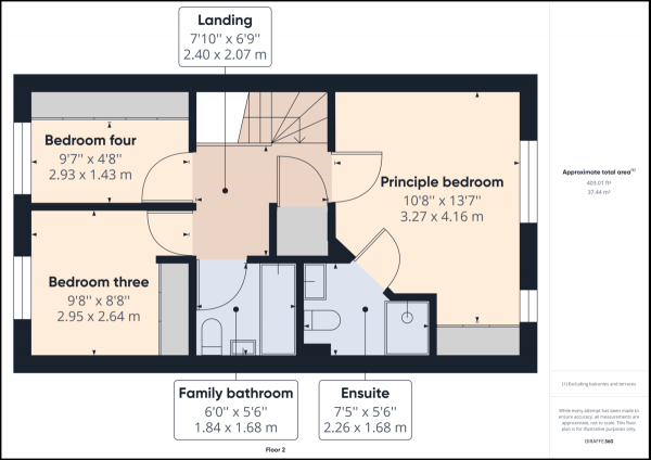 Floor Plan Image for 4 Bedroom Town House for Sale in Three Bridges, Crawley, RH10