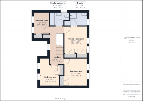 Floor Plan Image for 4 Bedroom Detached House for Sale in Maidenbower, Crawley, RH10