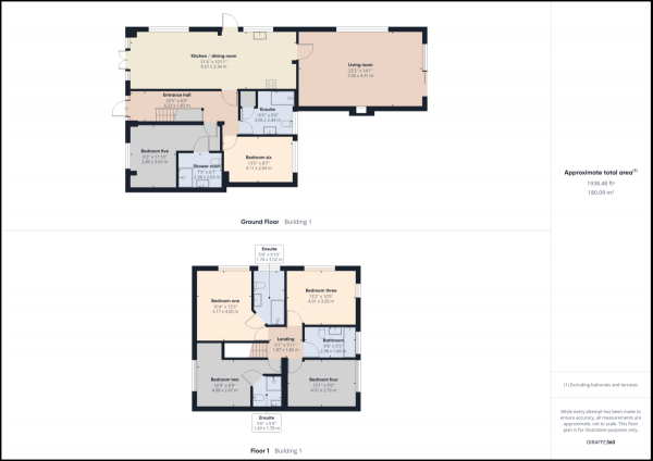 Floor Plan for 6 Bedroom Detached House for Sale in Copthorne, Crawley, RH10, RH10, 3PD - Guide Price &pound1,000,000