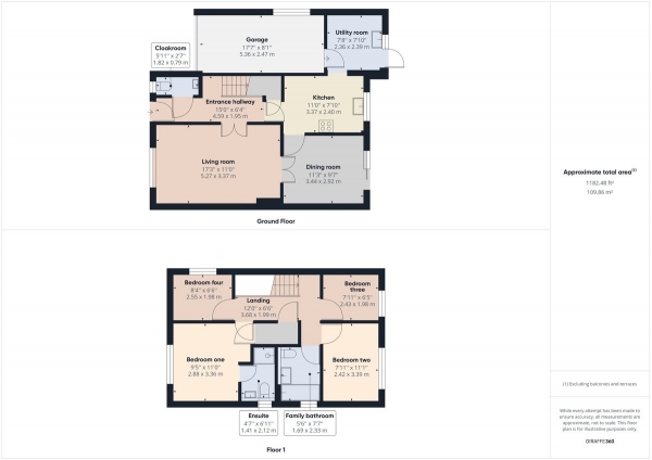 Floor Plan Image for 4 Bedroom Detached House for Sale in Maidenbower, Crawley, RH10