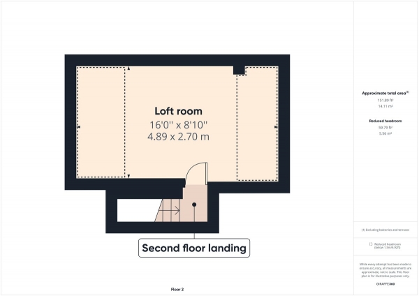 Floor Plan for 3 Bedroom Terraced House for Sale in Bewbush Manor, Crawley, RH11, RH11, 8GJ - Guide Price &pound350,000