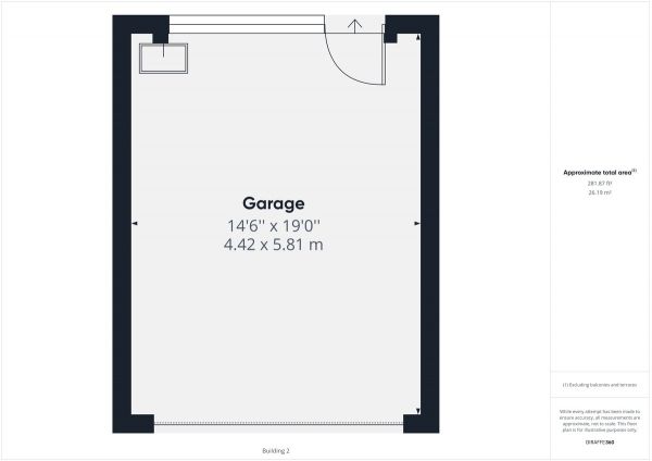 Floor Plan for 3 Bedroom Semi-Detached House for Sale in West Green, Crawley, RH11 7JQ, RH11, 7JQ - Guide Price &pound450,000