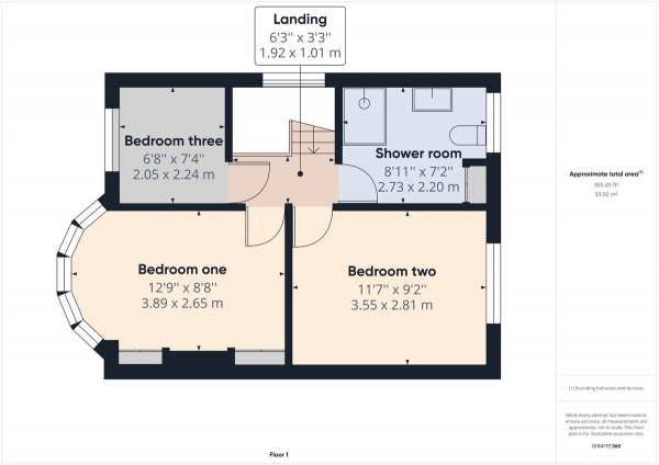 Floor Plan Image for 4 Bedroom Semi-Detached House to Rent in Redhill, Surrey, RH1