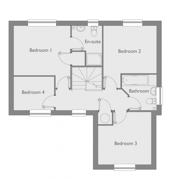 Floor Plan Image for 4 Bedroom Detached House for Sale in Plot 32, Claydon Park, off Beccles Road, Gorleston