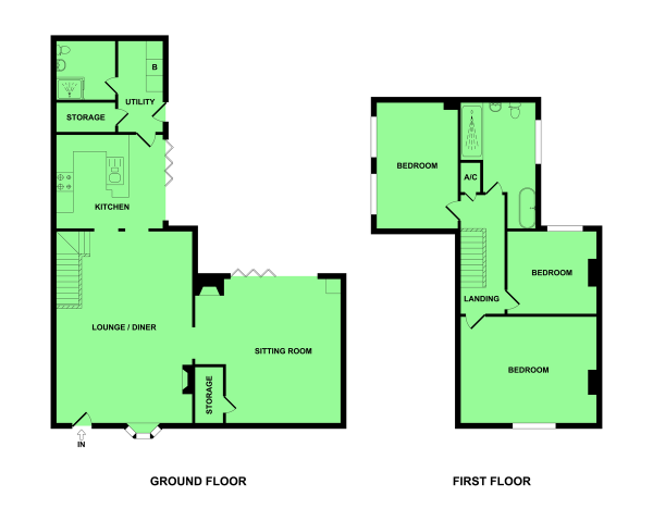 Floor Plan Image for 3 Bedroom Semi-Detached House for Sale in Beccles Road, Bradwell