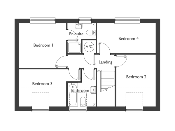 Floor Plan Image for 4 Bedroom Detached House for Sale in Stephen George Way, Blundeston