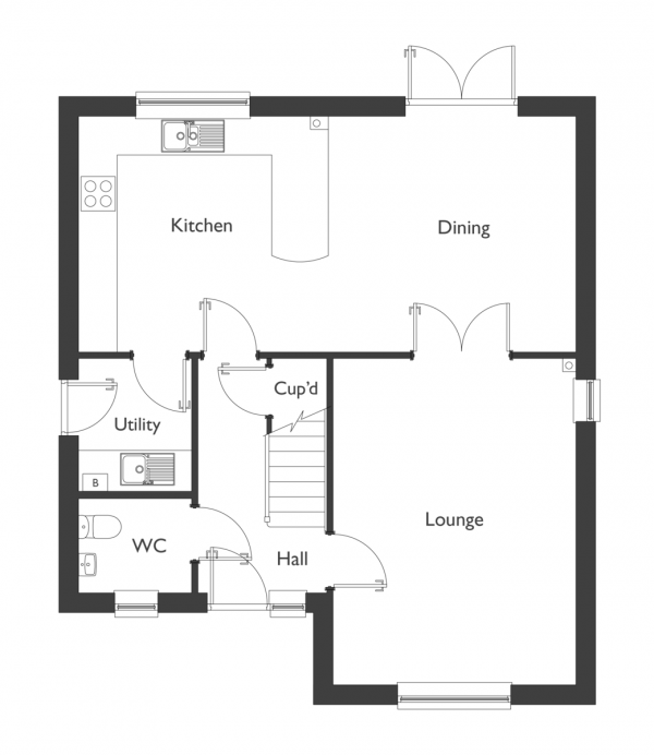 Floor Plan Image for 4 Bedroom Detached House for Sale in Stephen George Way, Blundeston