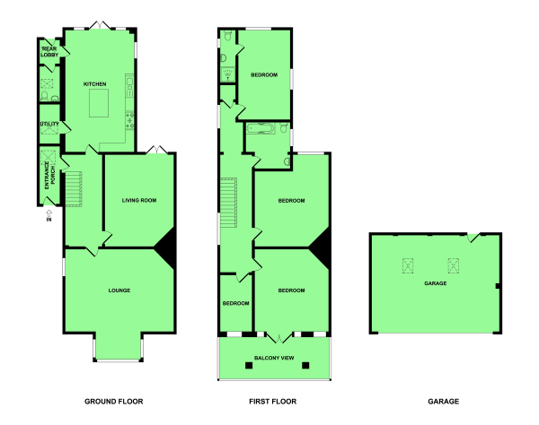 Floor Plan Image for 4 Bedroom Detached House for Sale in Marine Parade, Gorleston