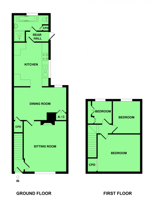 Floor Plan Image for 3 Bedroom Semi-Detached House for Sale in Elm Avenue, Gorleston