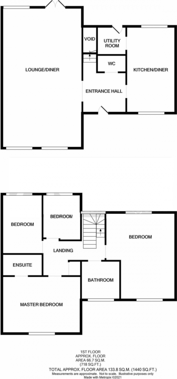 Floor Plan Image for 4 Bedroom Detached House for Sale in Pightle Close, Bradwell, Great Yarmouth