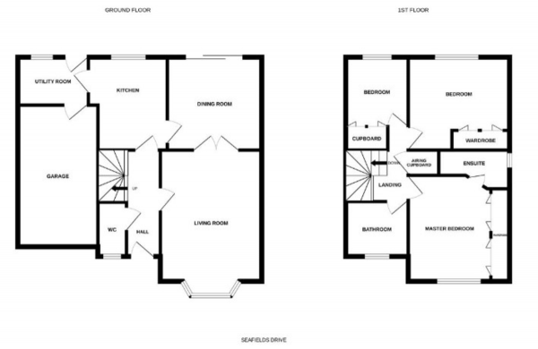 Floor Plan Image for 3 Bedroom Detached House for Sale in Seafields Drive, Hopton, Great Yarmouth