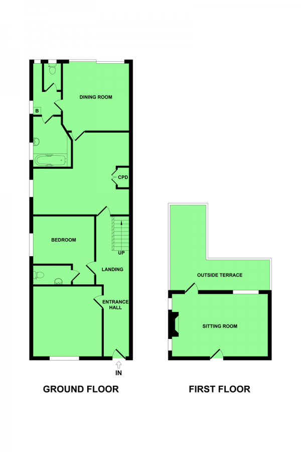 Floor Plan Image for 2 Bedroom Semi-Detached House for Sale in High Street, Gorleston, Great Yarmouth