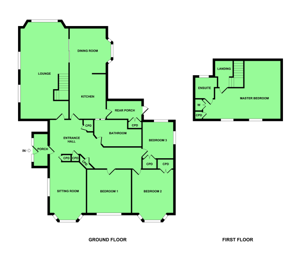 Floor Plan Image for 5 Bedroom Detached House for Sale in High Road, Burgh Castle