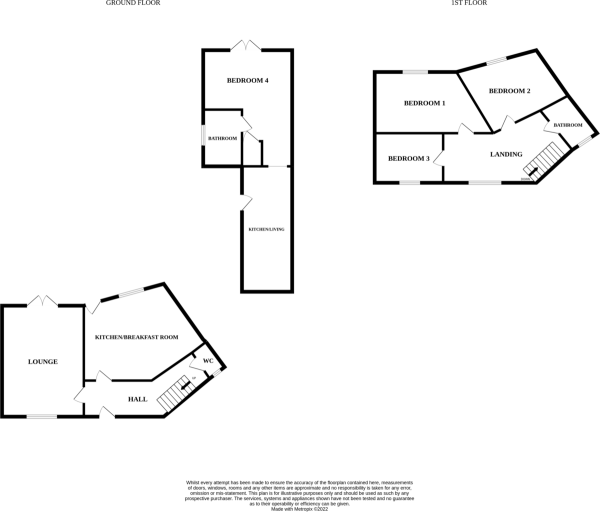 Floor Plan Image for 4 Bedroom Semi-Detached House for Sale in Teesdale, Carlton Colville, Lowestoft