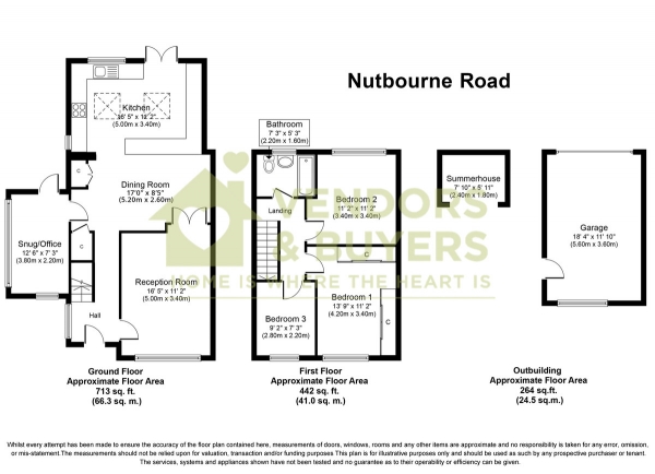 Floor Plan Image for 3 Bedroom Semi-Detached House for Sale in Nutbourne Road, Farlington