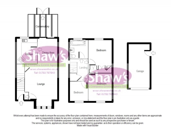 Floor Plan Image for 3 Bedroom Detached House for Sale in Redwing Drive, Biddulph, Stoke-on-Trent