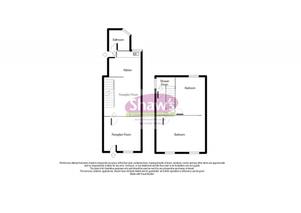 Floor Plan Image for 2 Bedroom End of Terrace House for Sale in Congleton Road, Talke, Stoke-on-Trent