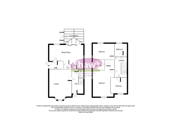 Floor Plan Image for 3 Bedroom Semi-Detached House for Sale in Mount Pleasant Road, Scholar Green, Stoke-on-Trent