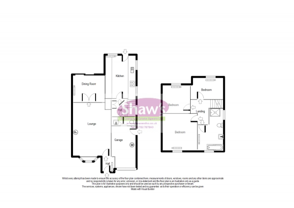 Floor Plan Image for 3 Bedroom Semi-Detached House for Sale in Beech Drive, Kidsgrove, Stoke-on-Trent