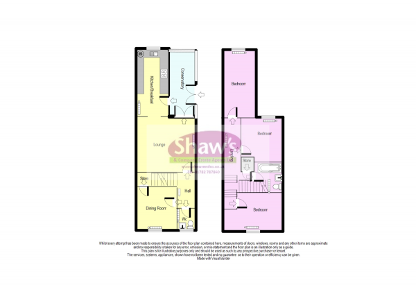 Floor Plan Image for 3 Bedroom Semi-Detached House for Sale in Chapel Street, Talke, Stoke-on-Trent