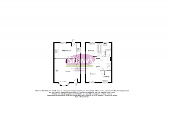 Floor Plan Image for 3 Bedroom Semi-Detached House for Sale in Peckforton View, Kidsgrove, Stoke-on-Trent