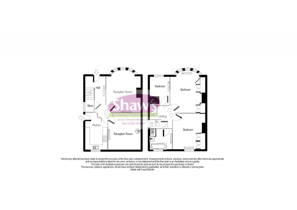 Floor Plan Image for 3 Bedroom Semi-Detached House for Sale in Park Avenue, Clough Hall, Kidsgove